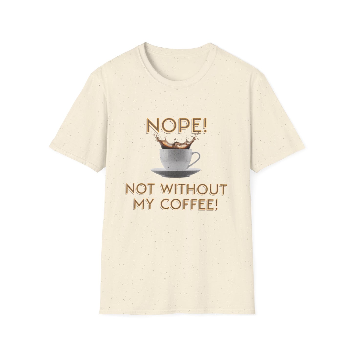Funny Coffee T-Shirt, Gift for Coffee Lovers, Unisex Tee, Great for Birthdays, Casual Wear, Cozy Coffee Vibe