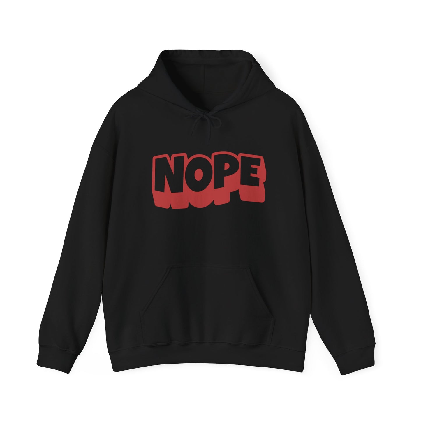NOPE Unisex Heavy Blend Hoodie, Funny Sweatshirt, Casual Wear, Gifts for Friends, Comfort Clothing