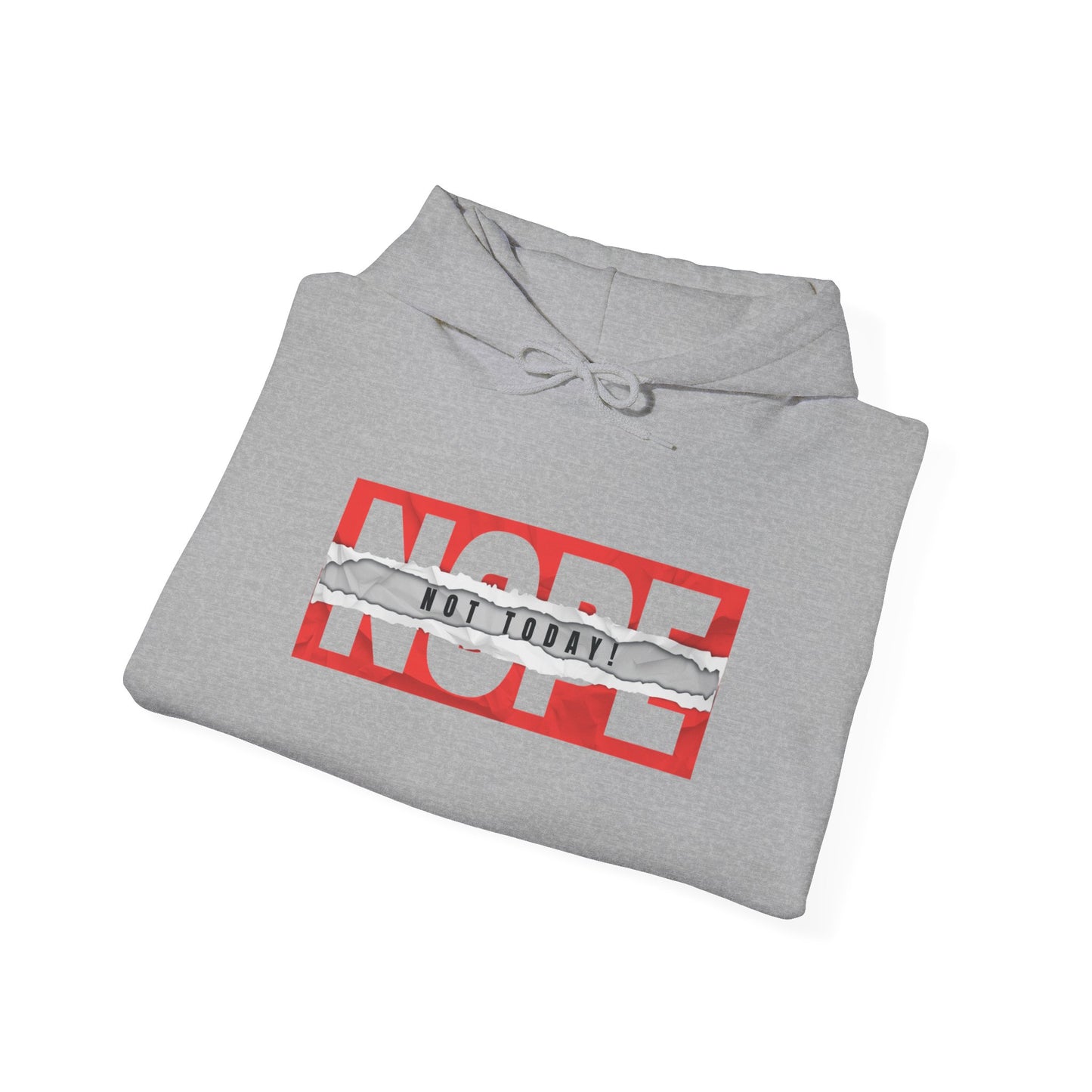 NOPE Unisex Heavy Blend™ Hooded Sweatshirt, Funny Hoodies, Casual Sweatshirt, Gift for Humor Lovers, Comfy Hooded Sweatshirt, Trendy Apparel