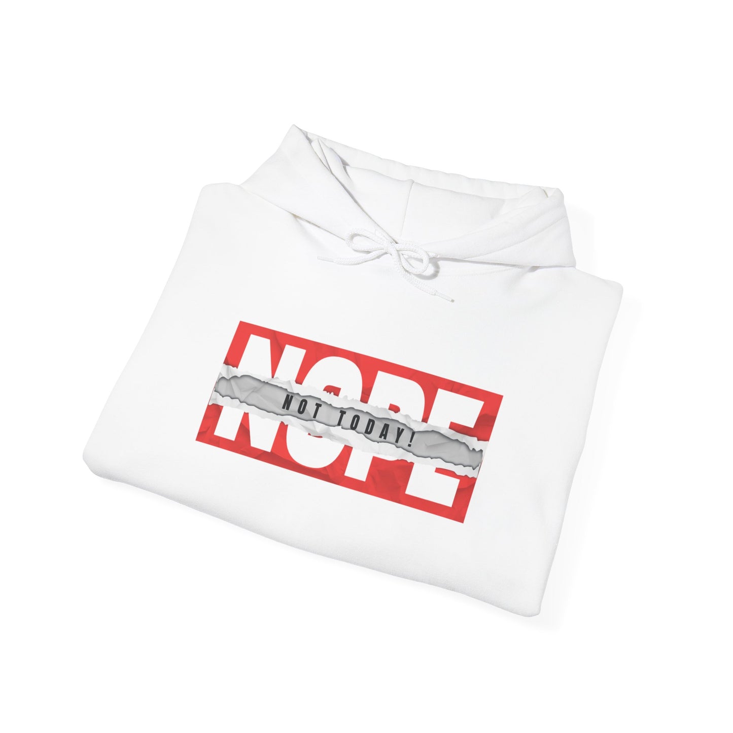 NOPE Unisex Heavy Blend™ Hooded Sweatshirt, Funny Hoodies, Casual Sweatshirt, Gift for Humor Lovers, Comfy Hooded Sweatshirt, Trendy Apparel