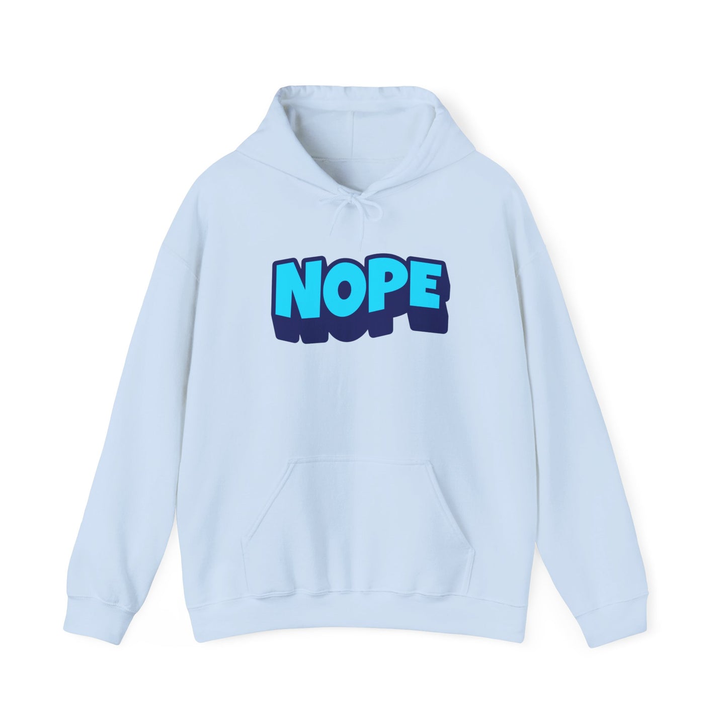 Unisex Graphic Hoodie - NOPE Graphic Hoodie - Graphics By Miley
