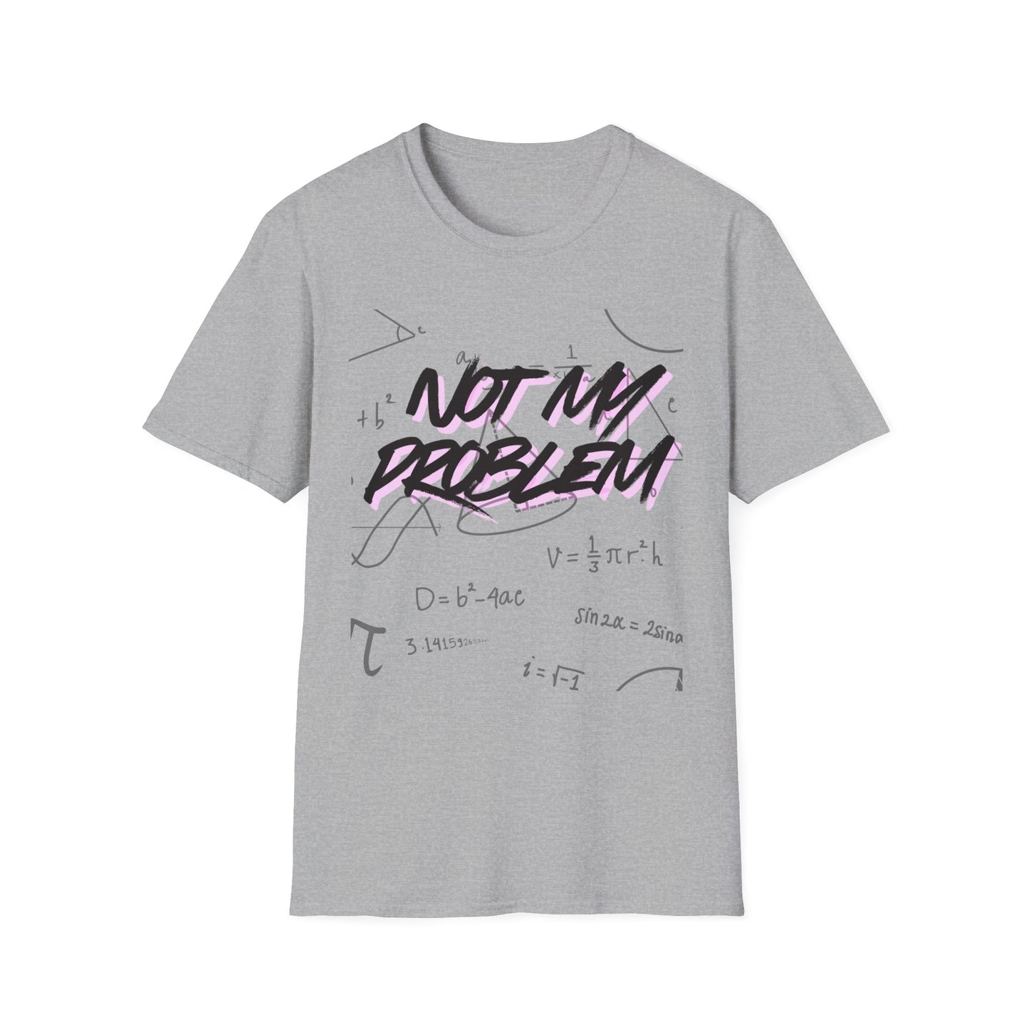Funny Math Graphic Tee - Not My Problem T-Shirt, Unisex Humor Shirt, Math Lover Gift, Geeky T-Shirt, Casual Wear, Back to School, [...]