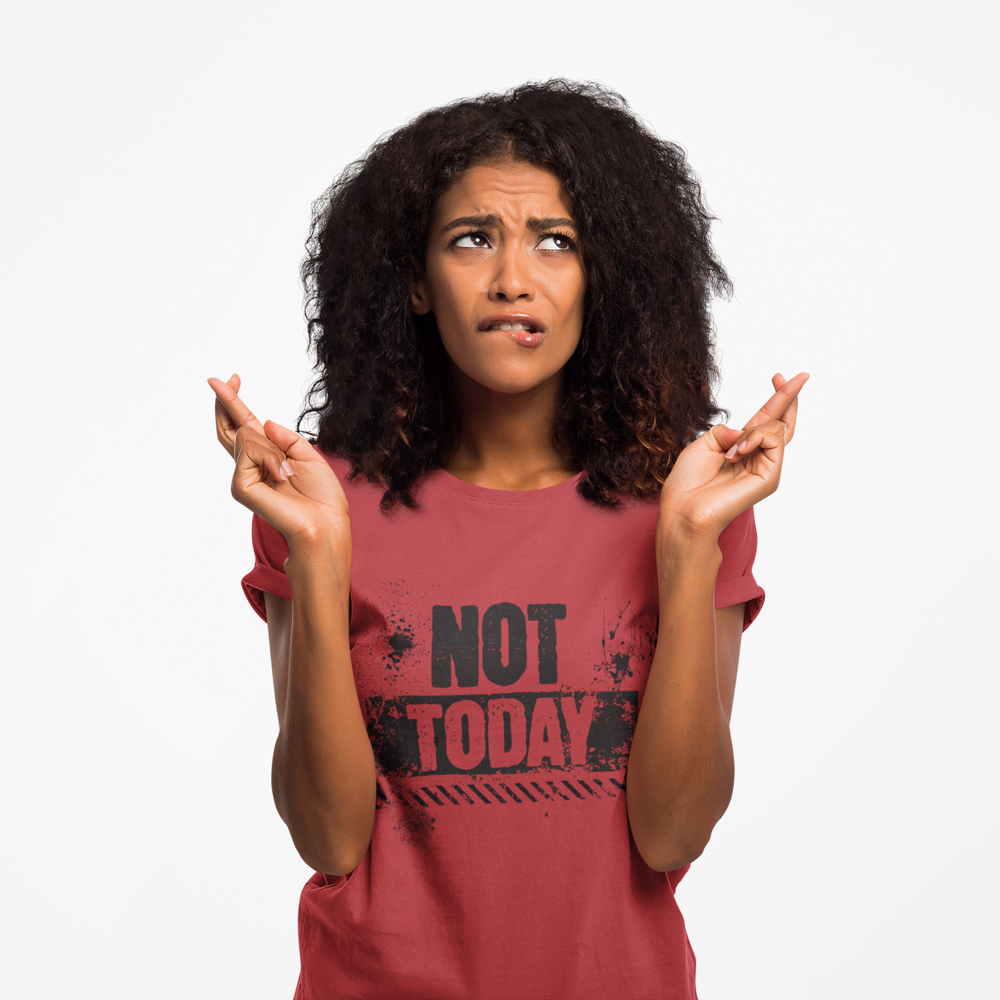 Not Today Heavy Cotton Tee | Funny Graphic T-Shirt, Relaxed Fit, Unisex Apparel, Casual Wear, Gift for Him or Her