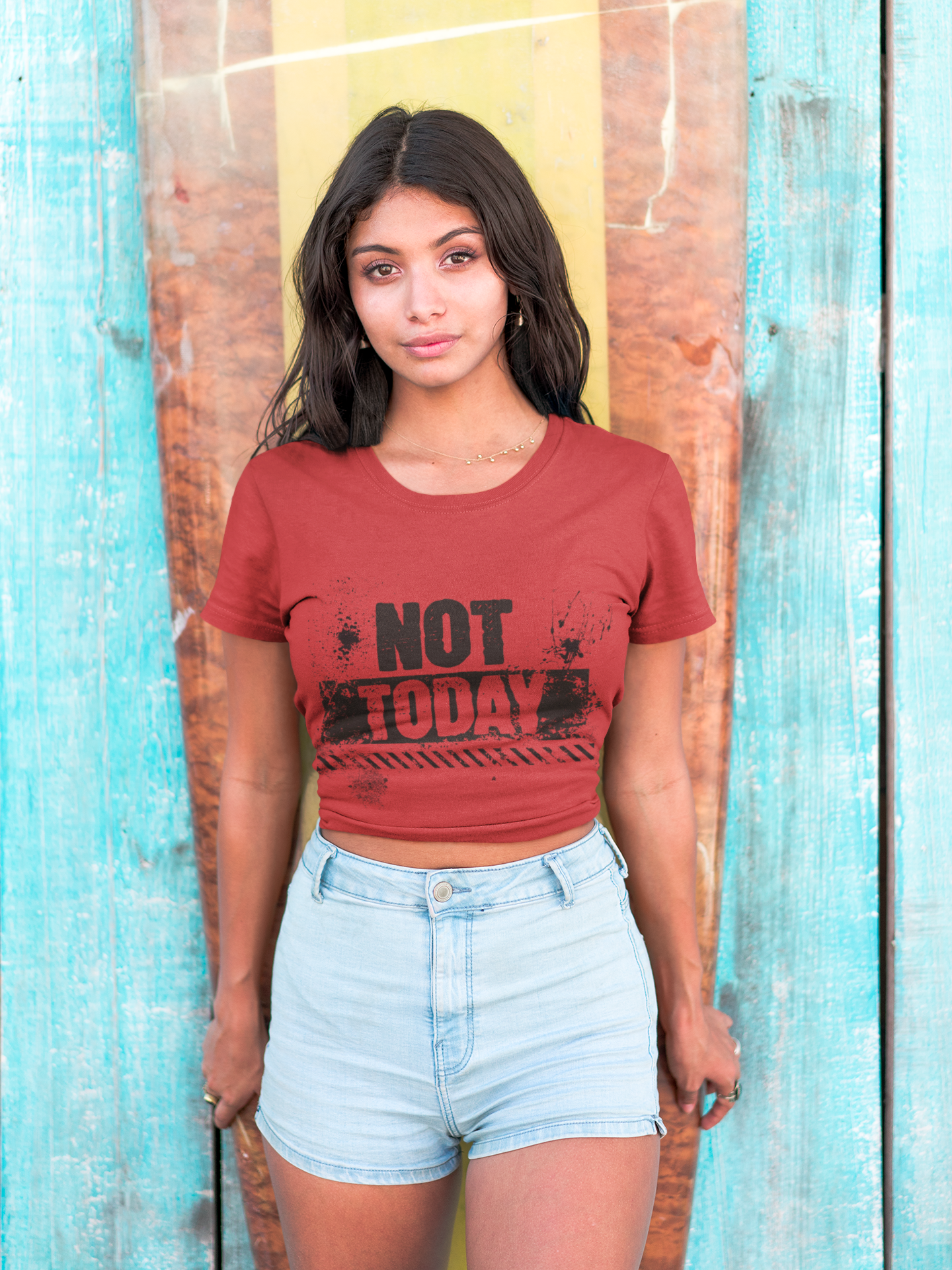 Not Today Heavy Cotton Tee | Funny Graphic T-Shirt, Relaxed Fit, Unisex Apparel, Casual Wear, Gift for Him or Her