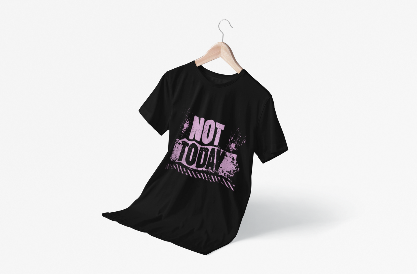 Not Today Unisex Heavy Cotton Tee - Casual Wear, Funny Gift, Relaxation, Everyday Comfort, Statement Shirt