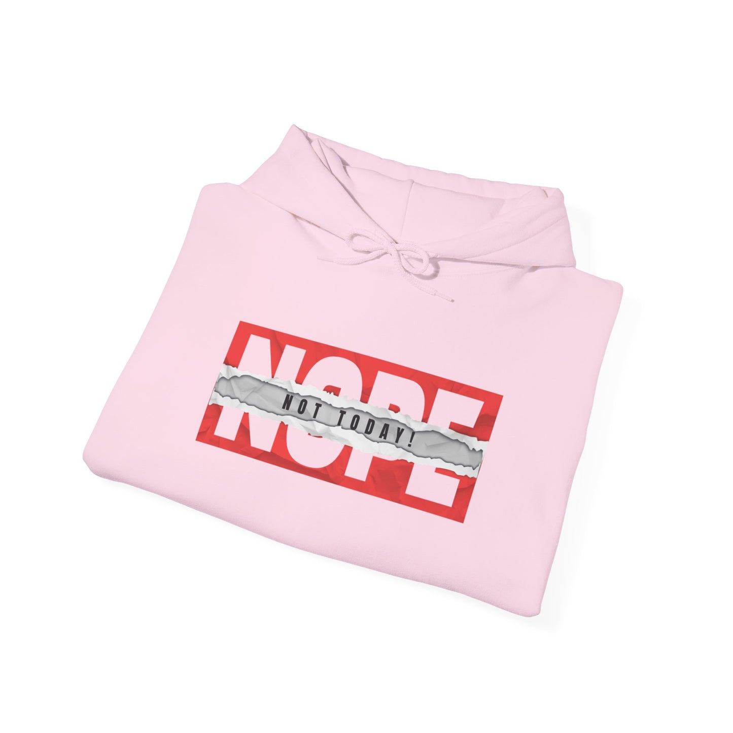 NOPE Unisex Heavy Blend™ Hooded Sweatshirt, Funny Hoodies, Casual Sweatshirt, Gift for Humor Lovers, Comfy Hooded Sweatshirt, Trendy Apparel