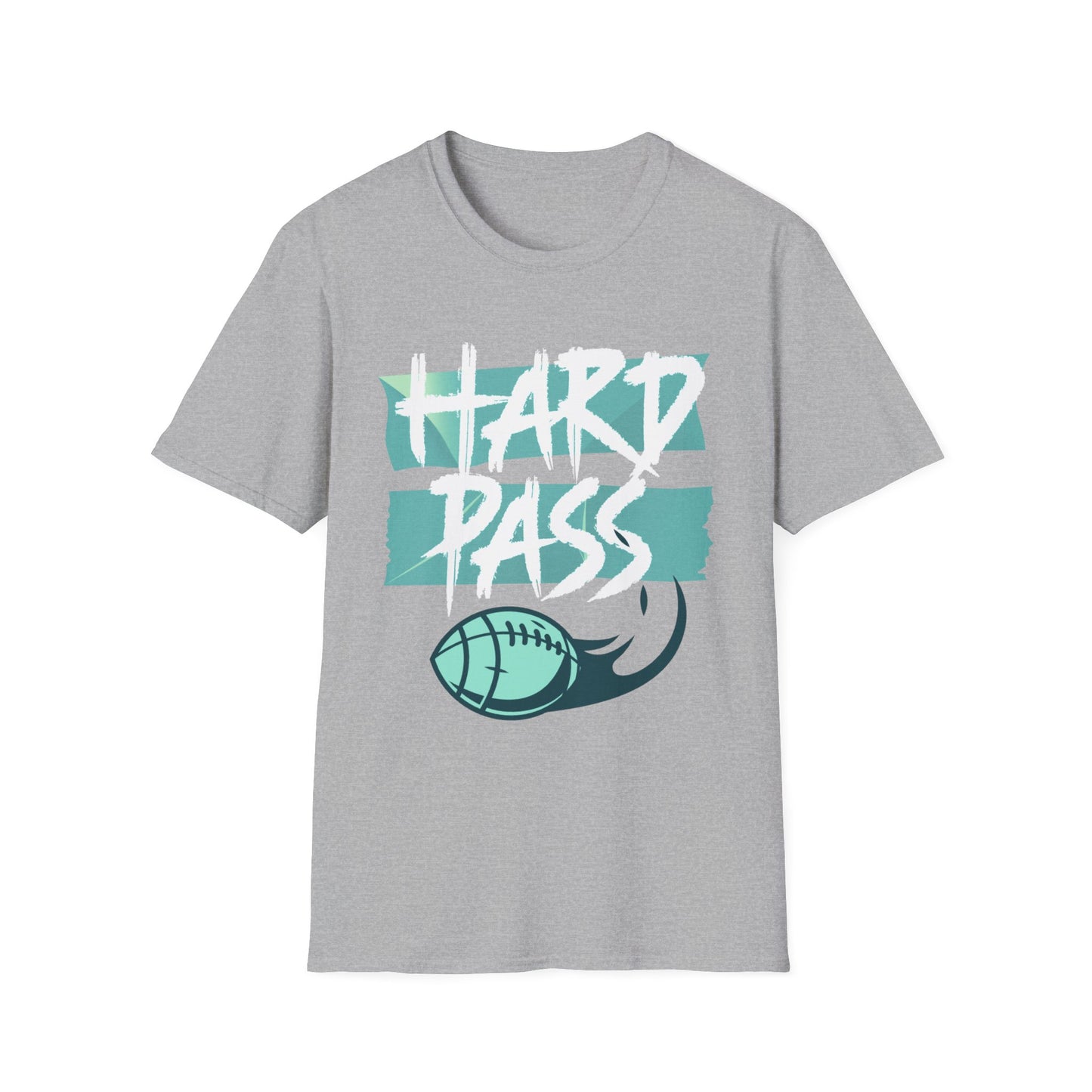 Football Heart Pass Unisex Softstyle T-Shirt | Casual Sports Tee for Fans, Game Day Apparel, Valentine's Day Gift, Comfortable Wear, [...]