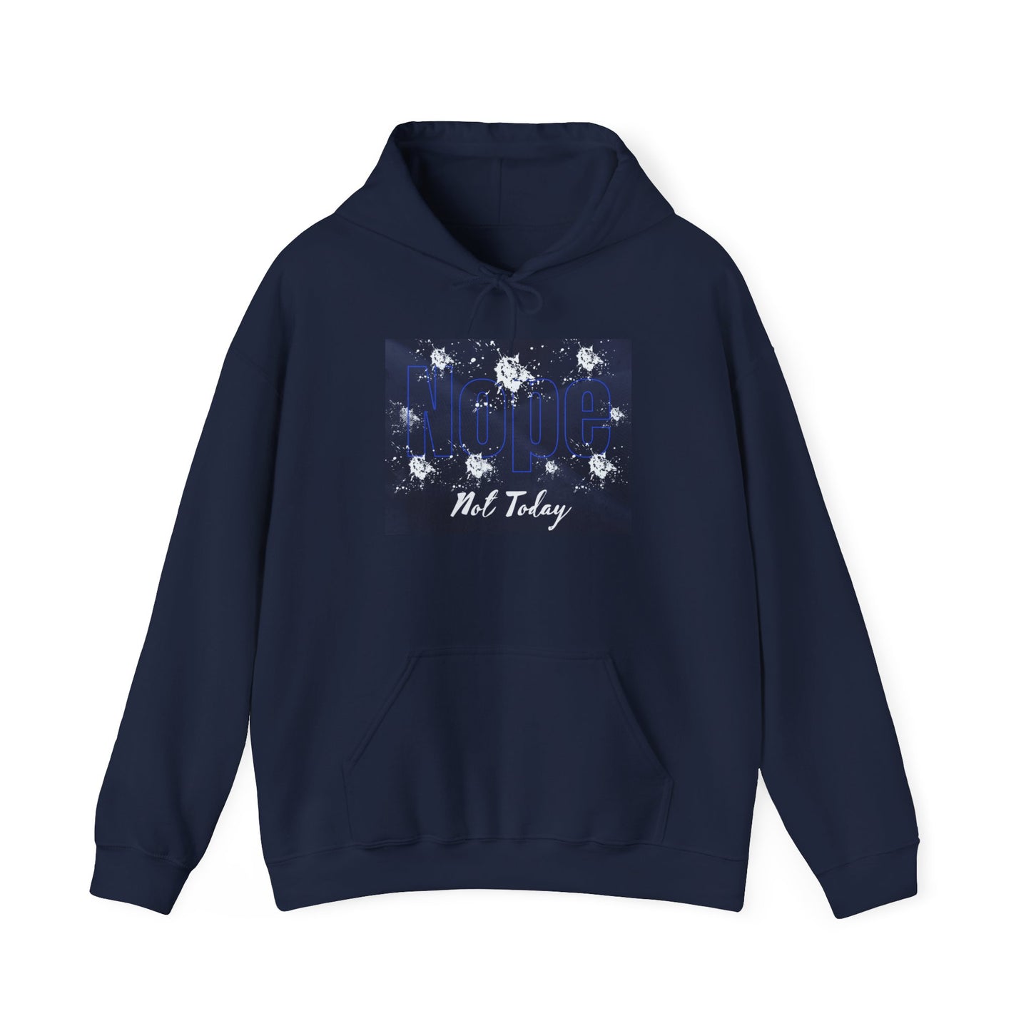 Stylish Unisex Hooded Sweatshirt, Cozy Gift for Chill Days, Casual Wear, Not Today Design, Perfect for Friends, Birthdays, Holidays