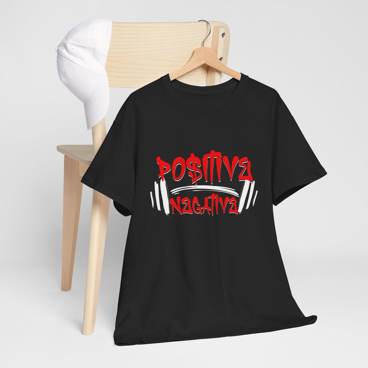Positive Vibes Unisex Tee, Motivational Workout Shirt, Fitness Gift, Comfortable Casual Wear, Gym Apparel, Sporty Style