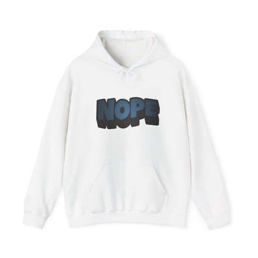 Unisex Hooded Sweatshirt - Snarky Nope Hoodie - Graphics By Miley