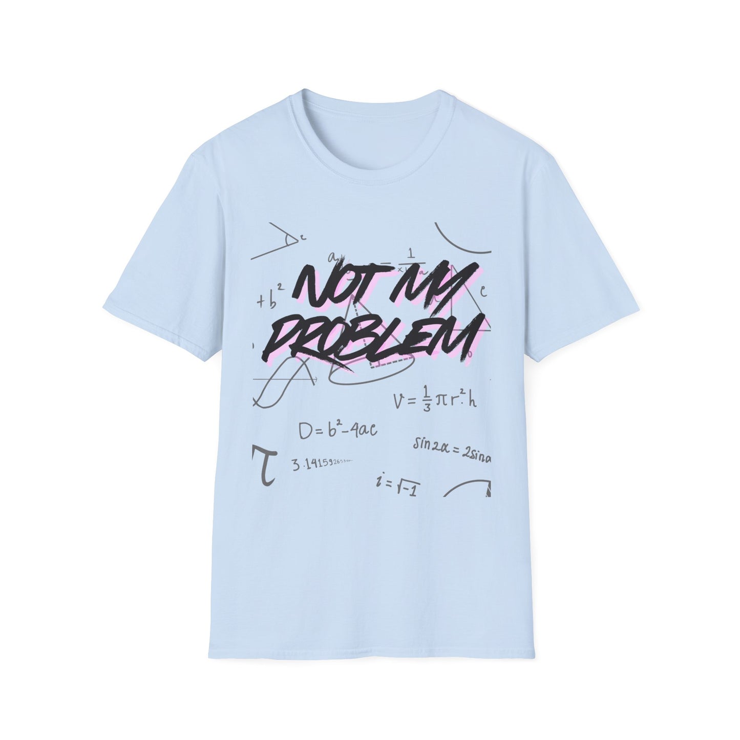Funny Math Graphic Tee - Not My Problem T-Shirt, Unisex Humor Shirt, Math Lover Gift, Geeky T-Shirt, Casual Wear, Back to School, [...]
