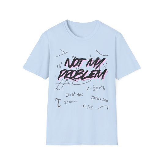 Funny Math Graphic Tee - Not My Problem T-Shirt, Unisex Humor Shirt, Math Lover Gift, Geeky T-Shirt, Casual Wear, Back to School, [...]