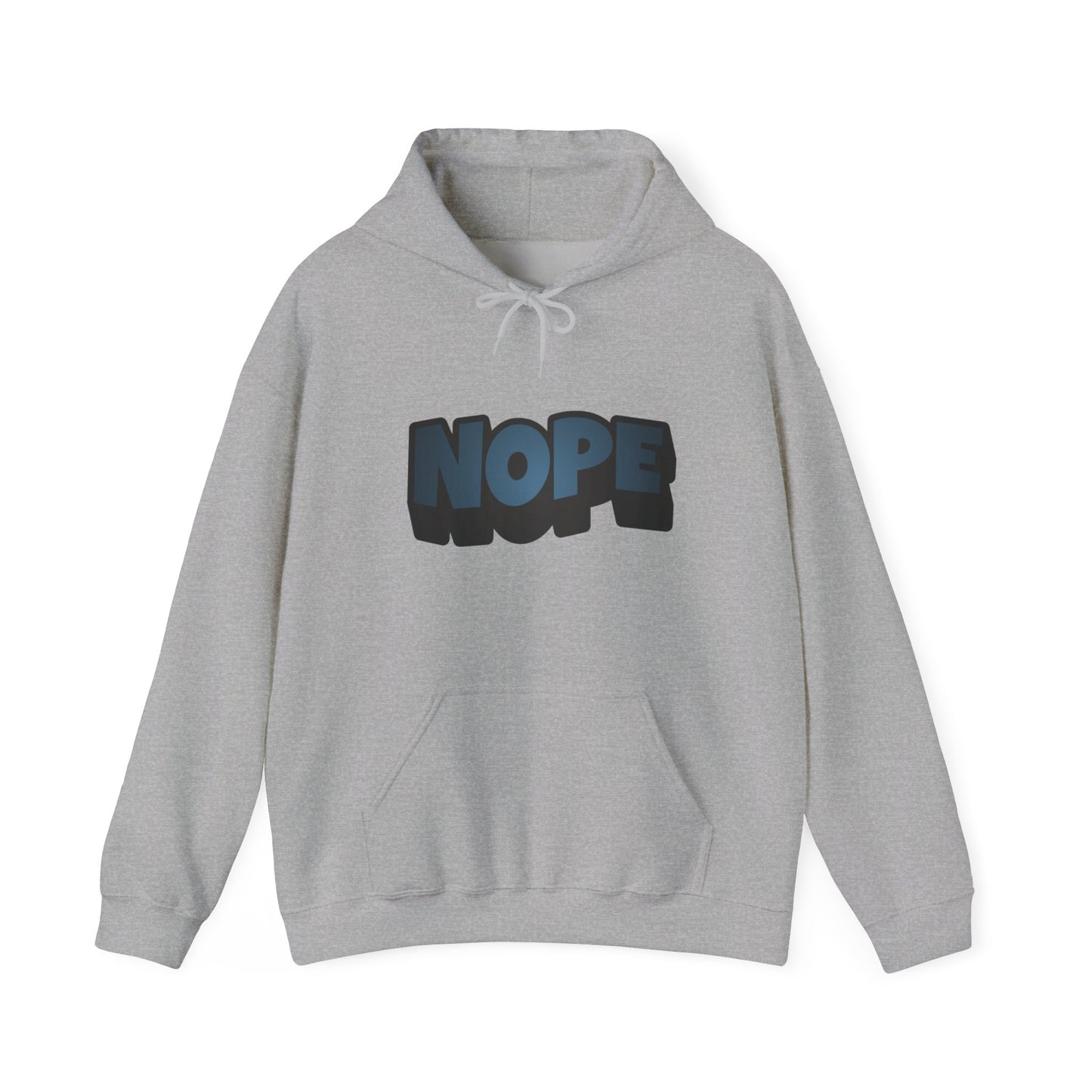 Unisex Hooded Sweatshirt - Snarky Nope Hoodie - Graphics By Miley