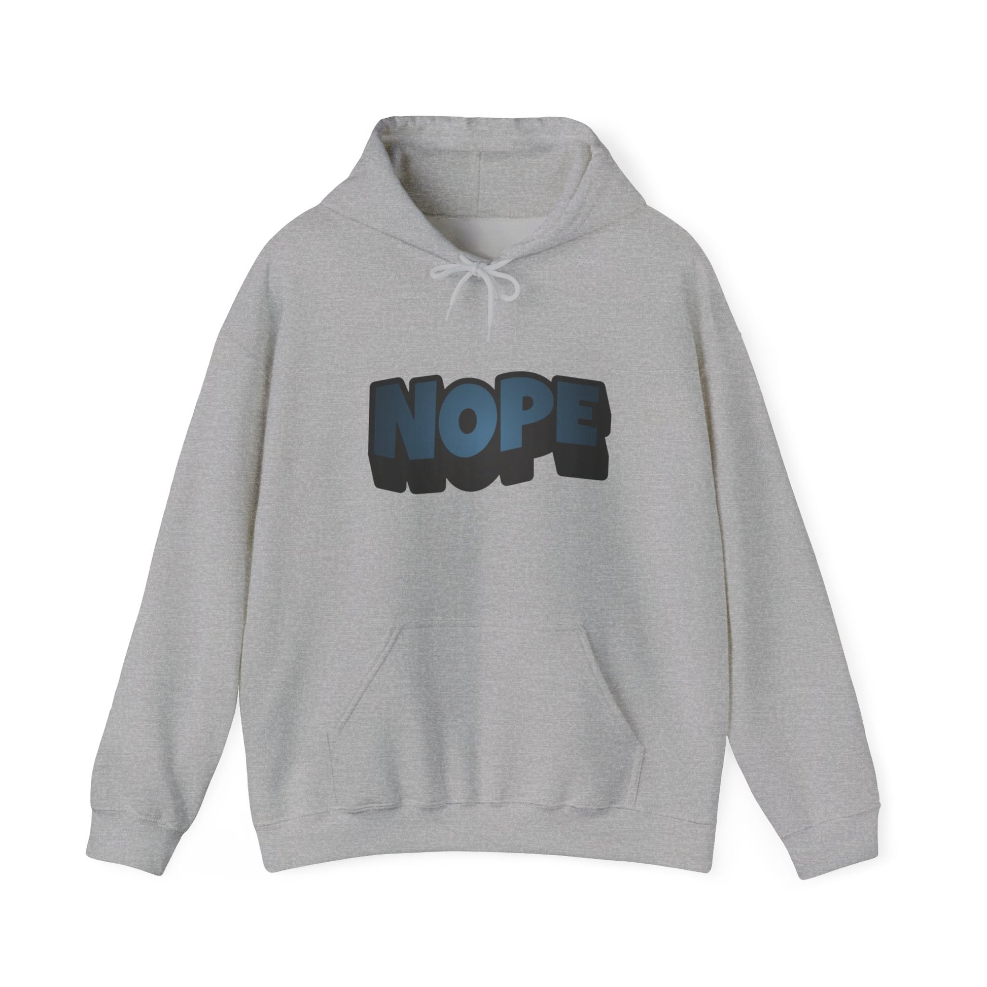 Unisex Hooded Sweatshirt - Snarky Nope Hoodie - Graphics By Miley
