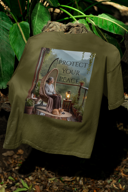 Unisex Softstyle T-Shirt, Protect Your Peace Tee, Relaxation Shirt, Mindfulness Apparel, Gift for Wellness Enthusiasts, Cozy Casual Wear