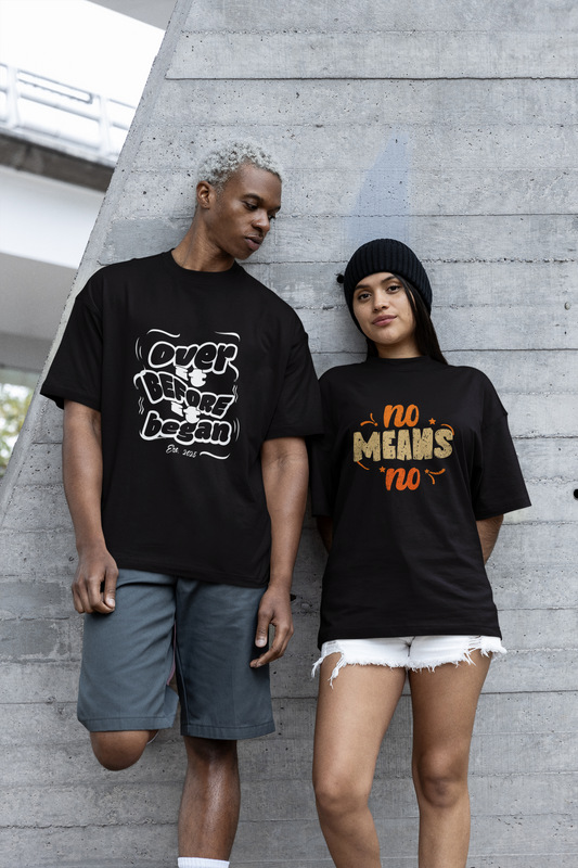 Empowering Message T-Shirt - Unisex Soft style Tee, No Means No Shirt, Feminist Apparel, Gifts for Activists, Statement Clothing, [...]