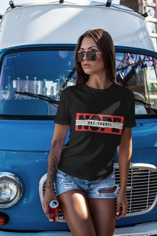 Nope Not Today Unisex Softstyle T-Shirt | Casual Funny Tee, Relaxed Fit Apparel, Gift for Friends, Everyday Wear, Humor Shirt