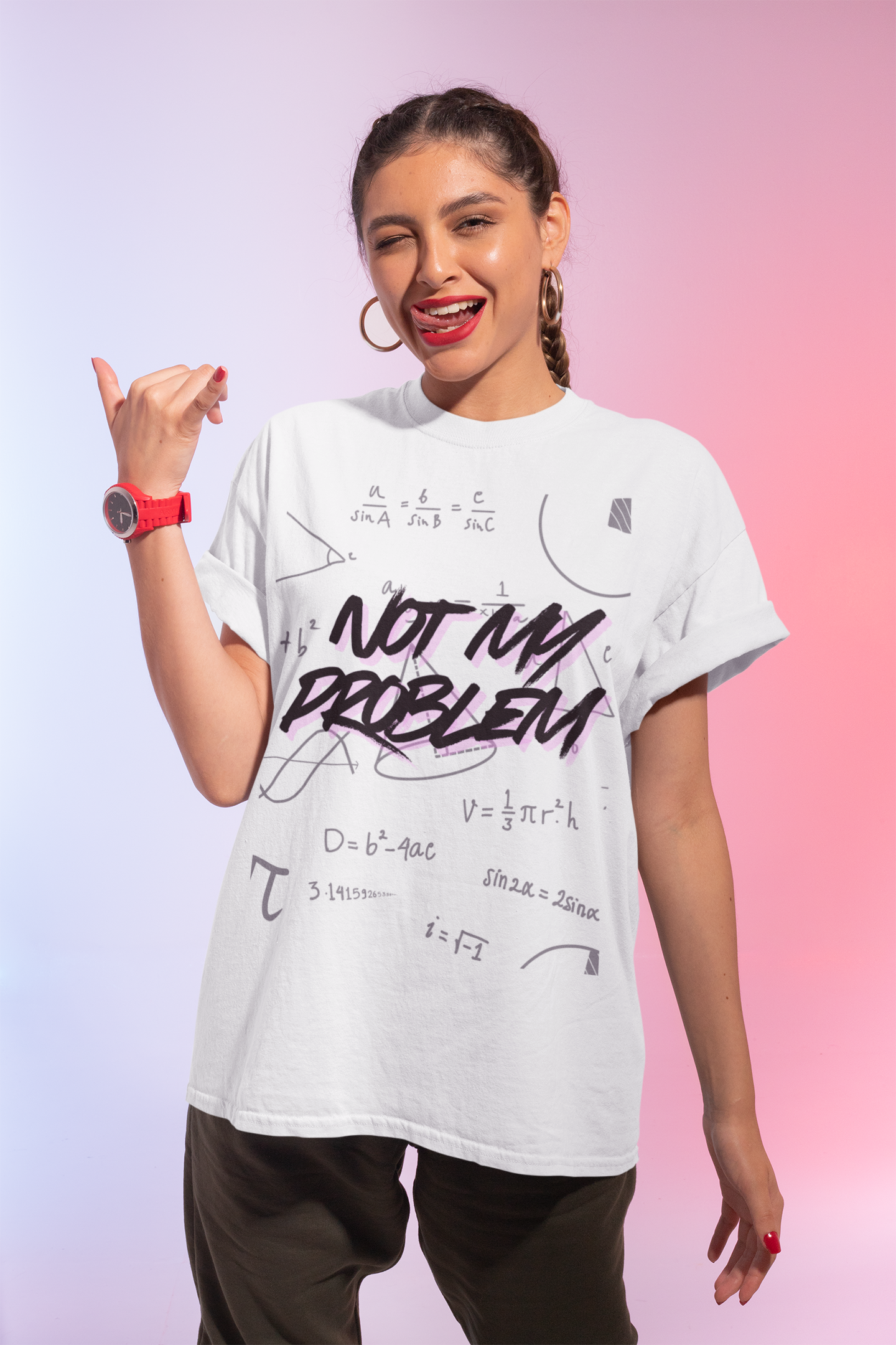 Funny Math Graphic Tee - Not My Problem T-Shirt, Unisex Humor Shirt, Math Lover Gift, Geeky T-Shirt, Casual Wear, Back to School, [...]